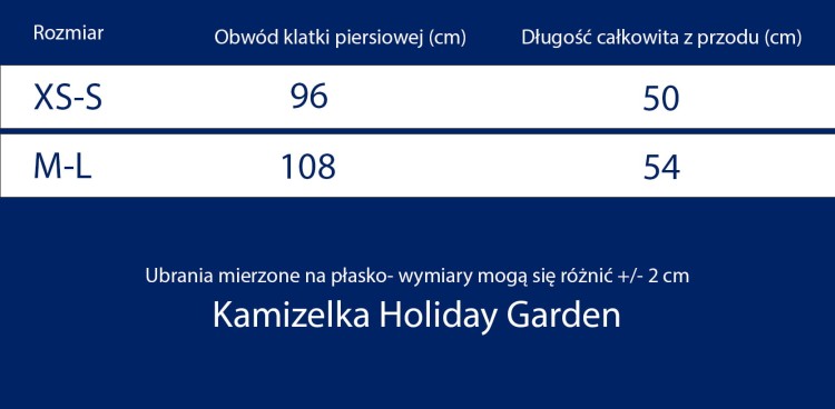 TABELA ROZMIAROWA kamizelka Holiday Garden.jpg
