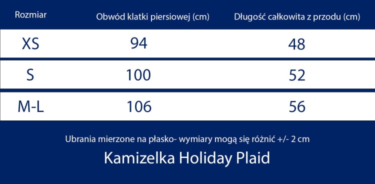 TABELA ROZMIAROWA kamizelka Holiday Plaid.jpg
